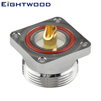 

Eightwood 7/16 Din Jack Female RF Coaxial Connector Adapter Panel Mount with Solder Cup for Wireless Antenna Aerial Systems