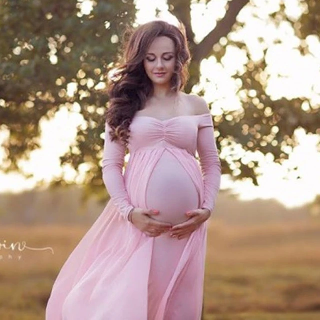 Vestidos de maternidad para sesión de fotos, accesorios de fotografía de maternidad, vestido de gasa para fotografía de mujeres _ - Mobile