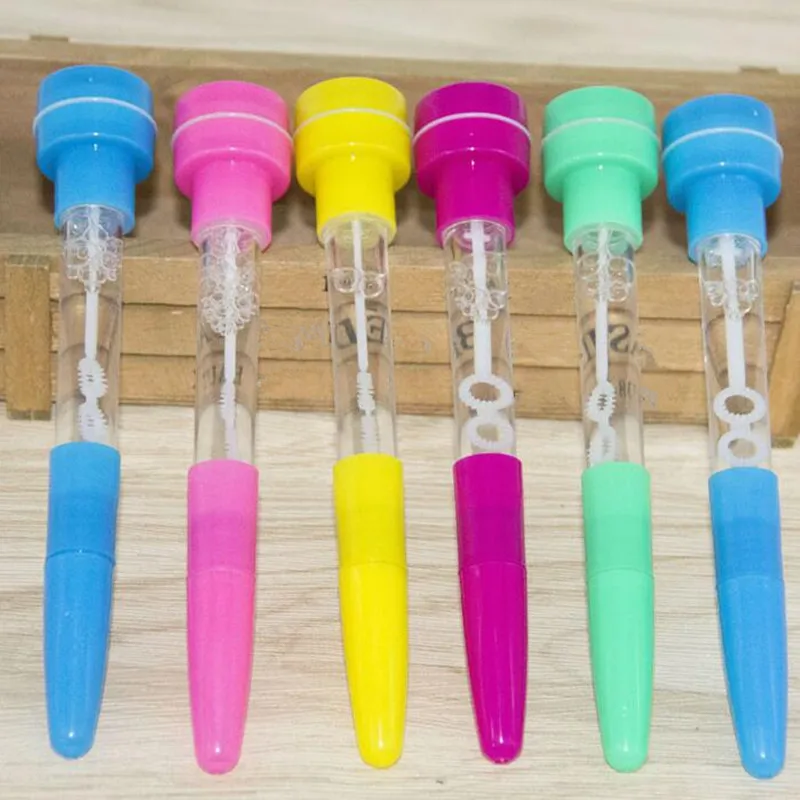 

Creative Lighted Bubble Sticks Stamp Ballpoint Pen Students Writing Pens Children Kids Toys Stationery Gifts Party Favors