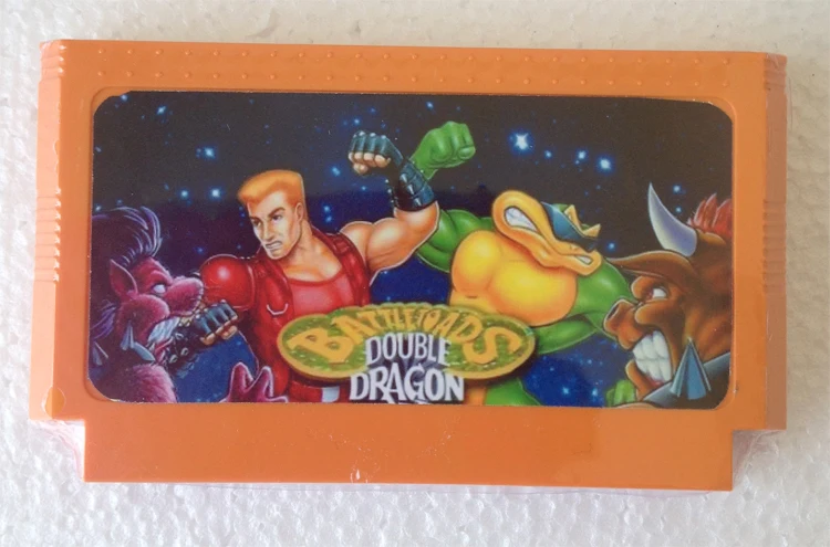 Battletoads и Double Dragon 60 Pins 8 Bit игровая Карта