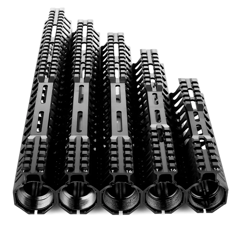 7''10'' 12 ''13.5'' 15 ''AR15 شحن تعويم M-LOK MK Handguard Picatinny Handguard شحن تعويم Picatinny السكك الحديدية الصيد اكسسوارات