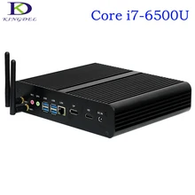 6th Gen. Skylake Fanless Mini PC,Core i7 6500U,Max 3.1GHz, Intel HD Graphics520,Desktop Computer,HTPC,4K HD,Windows 10 Pro,Linux