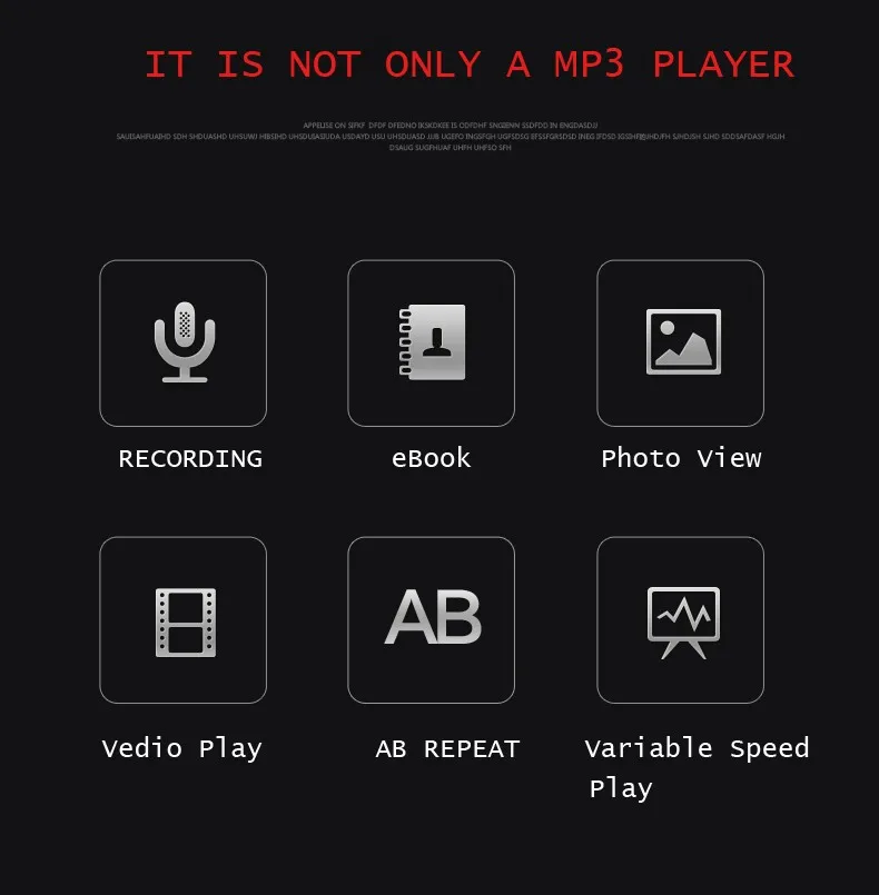 MP3 динамик плеер 8 Гб Бенджи К9 с 1,8 дюймовым экраном 60h Высокое качество без потерь Диктофон FM MP3 музыкальный плеер