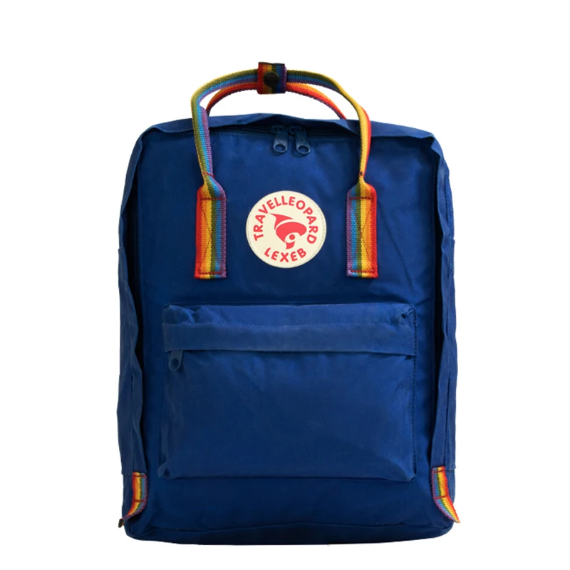 

TRAVEL LEOPARD Rainbow 23620 Fox Logo Waterproof Backpack Outdoor Backpack Women Male School Bags For Teenage Girls