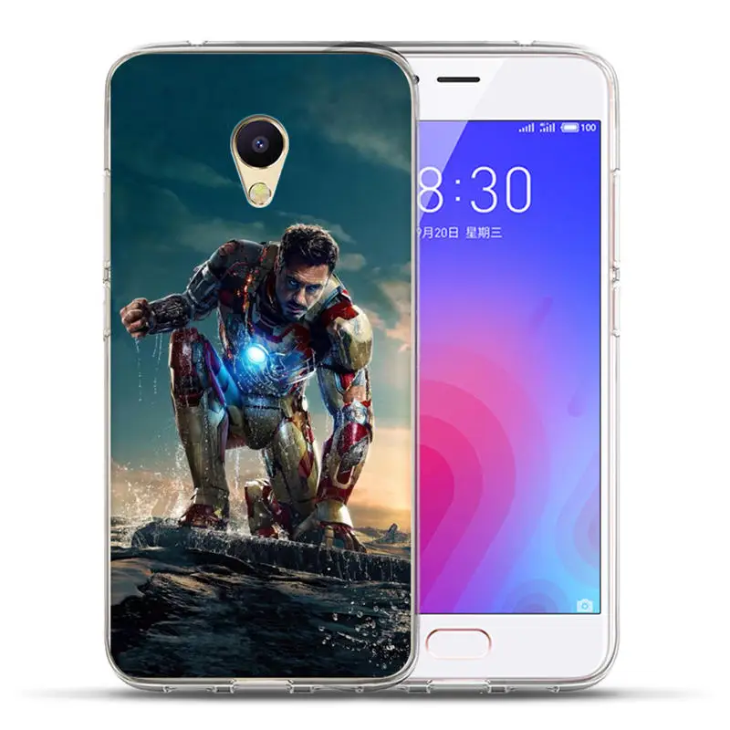 Роскошный чехол с героями Marvel и Мстителями для Meizu M5S, M3S, M5C, M3, M5, M6, s, C Note, U10, U20, Pro, 6, чехол, Coque, Fundas Etui Capinha