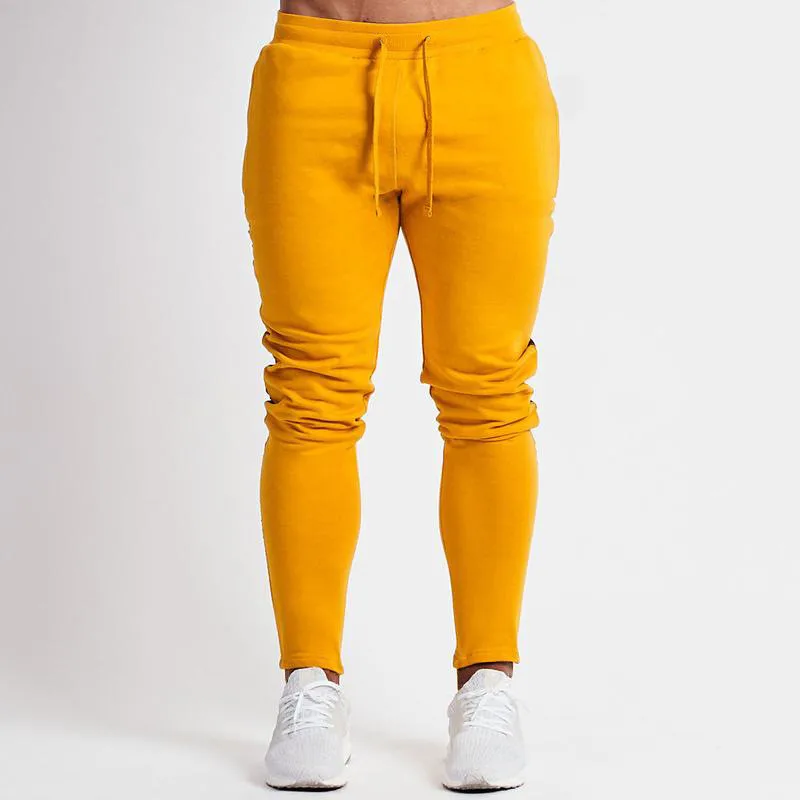

2019 Spring Autumn Style Mens Jogger Sweatpants Man Gyms Workout Fitness Cotton Trousers Male Casual Fashion Skinny Track Pants