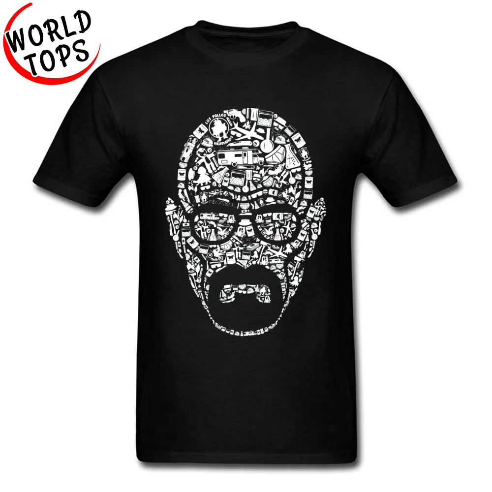 Футболки с надписью Breaking Bad Heisenberg модные футболки нового дизайна мужские из 100%