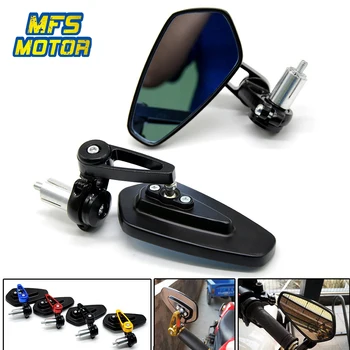 

Universal 22mm 7/8" Motorcycle Handle Bar End Rearview Mirrors For Suzuki dl650 gn250 gn125 gs500 sv650 bandit 1200 650 600 400