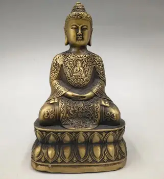 

Collect exquisite brass handicraft sakyamuni Buddha statue