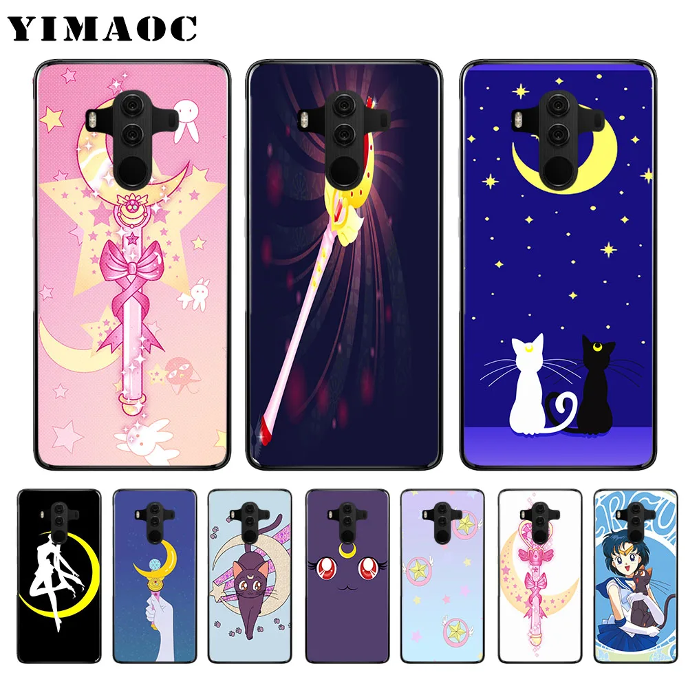 

YIMAOC sailor moon scepter luna Soft Case for Huawei Y5 Y6 Y7 Prime Y9 Mate 10 20 Lite Pro Nova 2i 3 3i 4 Lite