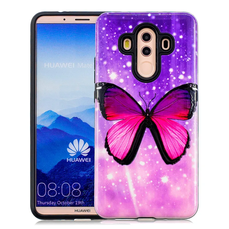 

Huawei Mate 10 Pro Case 3D Relief Cartoon Anime TPU+PC Back Cover Phone Case for Huawei Mate 10 Pro 10Pro Back Protector
