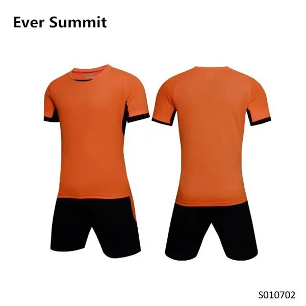 Футболка для футбола, тренировочный комплект одежды, пустая версия, индивидуальный дизайн, логотип с именем и номером, Want Ever Summit S010701 - Цвет: orange color