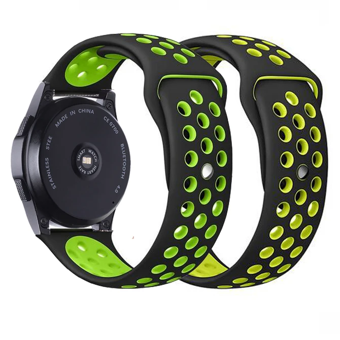 22 мм 20 ремешок для samsung gear спортивные s2 классические часы Band силикон s3 Frontier ремень