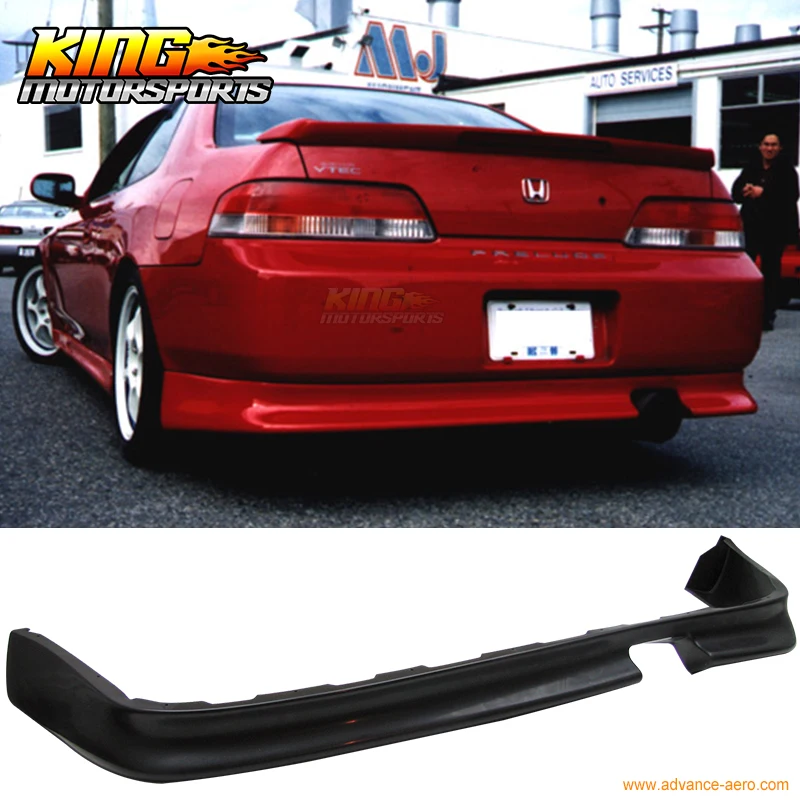 Подходит для 1997-2001 Honda Prelude JDM Styel SPORT поли уретан задний бампер спойлер кузов комплект