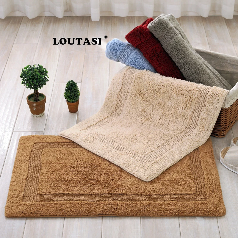 LOUTASI, мягкий однотонный ковер, синель, водопоглощающая, для ванной комнаты, Противоскользящие коврики, ковры для гостиной, коврики, alfombras de sala