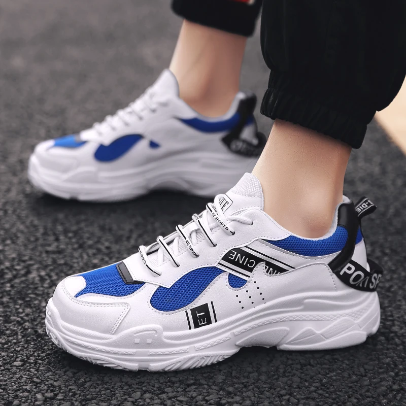 2019 Sport Athletic Running Shoes Men Brand Sneakers Lace-Up Breathable Gym Jogging Trainers for Male Sapatos Feminino Footwear
