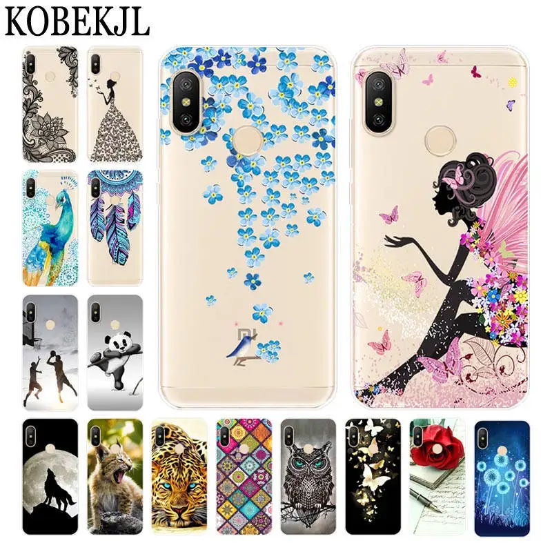 Чехол для Xiaomi Mi A2 Lite 5 84 мультяшный силиконовый чехол из ТПУ задняя крышка