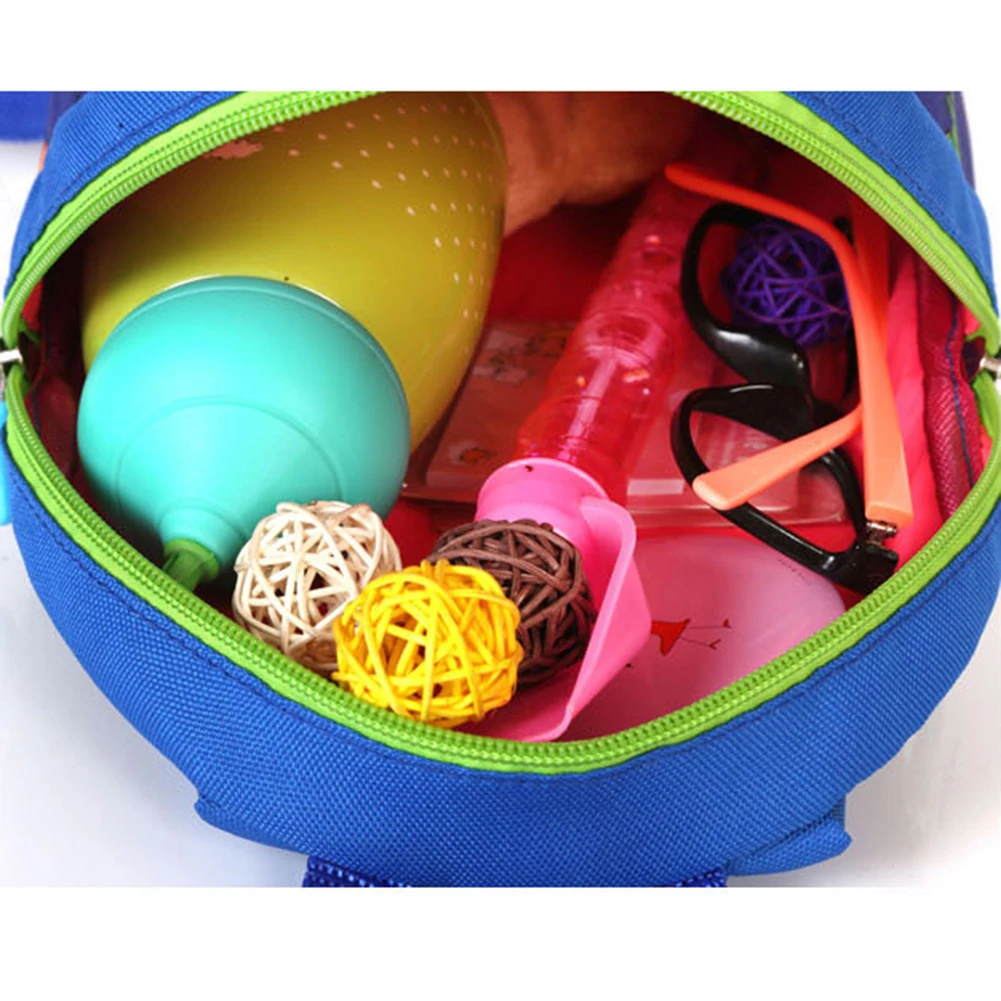 Cute girls bag Dinosaur Children Anti-lost Link Backpack Kindergarten School Bag with Leash kid Schoolbag Walking Strap Leashes