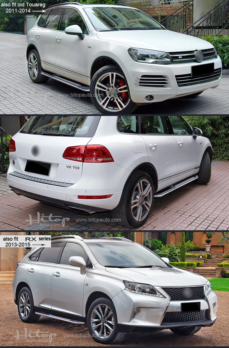 Новейший светодиодный светильник боковая Шаговая панель nerf для ford Explorer Edge Lexus RX VW