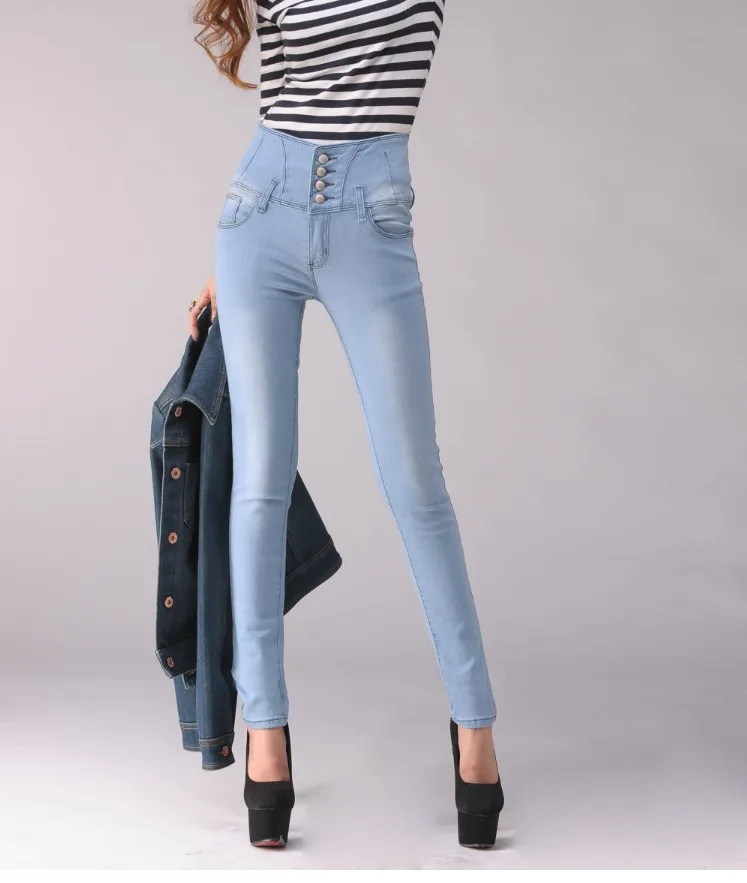 Shop by category For example, if you have a jeans size 34/32, the number 34 means that you have a waist width of 34 inches. The number 32 then corresponds to a leg length of 32 inches. Measure your waist length first.