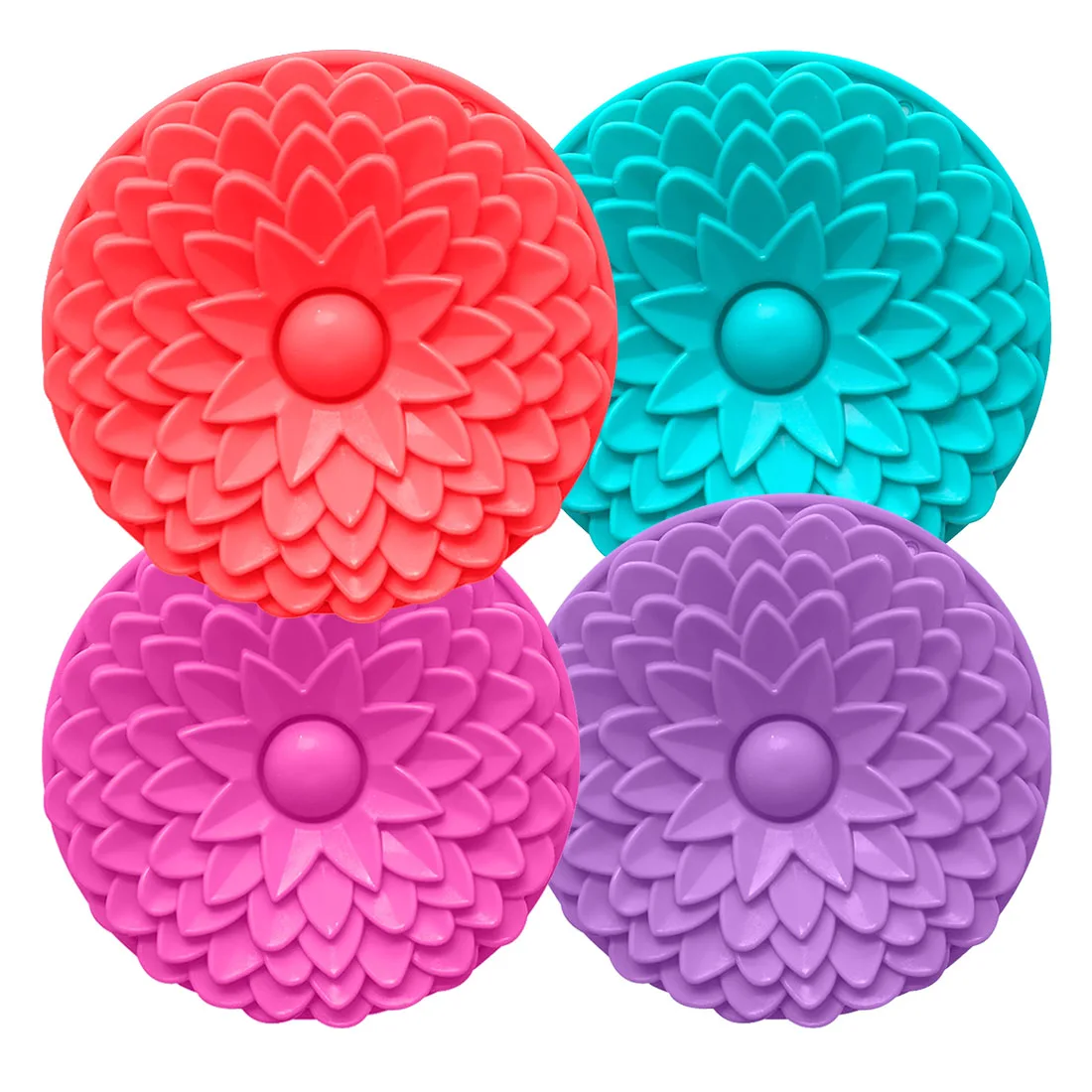 

Useful Silicone Mold Sunflower Shape Baking Pan Cake Decorating Tools Chocolate Soap Mold Cake Stencils DIY Kitchen Pastry Tool