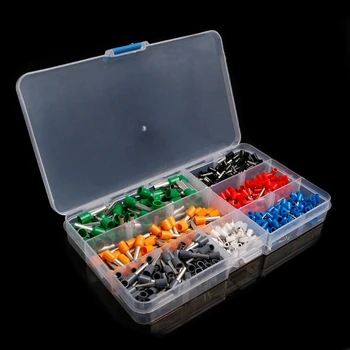 

600 Pcs Insulated Cord End Terminal Bootlace Cooper Ferrules Kit Set Wire