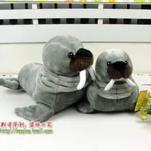 Плюшевый 29 см Моделирование слона уплотнение моделирование плюшевых игрушек Odobenus rosmarus качественные товары подарок, мягкая кукла w3432