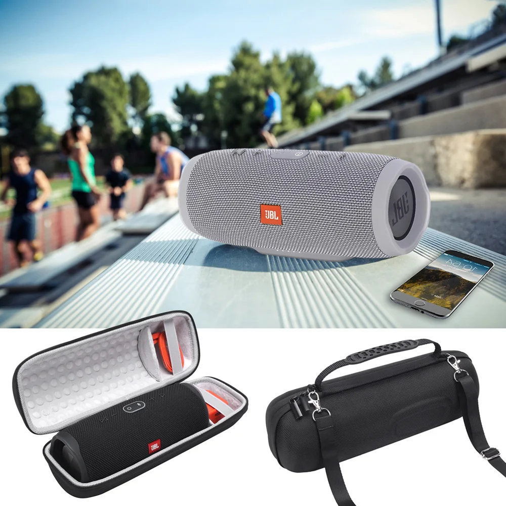 

Newest Portable EVA Case for JBL CHARGE 4 Bluetooth Speaker Case with Shoulder Strap Protective Cover for jbl Charge4 Speaker