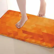 Градиентный Стиль Коврик для ванной комнаты, смешной Противоскользящий коврик для ванной, занавеска для душа s аксессуары, соответствующие вашей душевой занавеске