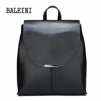 

BALEINI High Quality Backpack Women PU Leather Female Backpacks Teenager School Bags Mochila Feminina Rucksack Mochilas Mujer