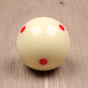 

Cue Ball with 6 Red Dots Standard Pool-billiard White Cue Training Ball EDF88