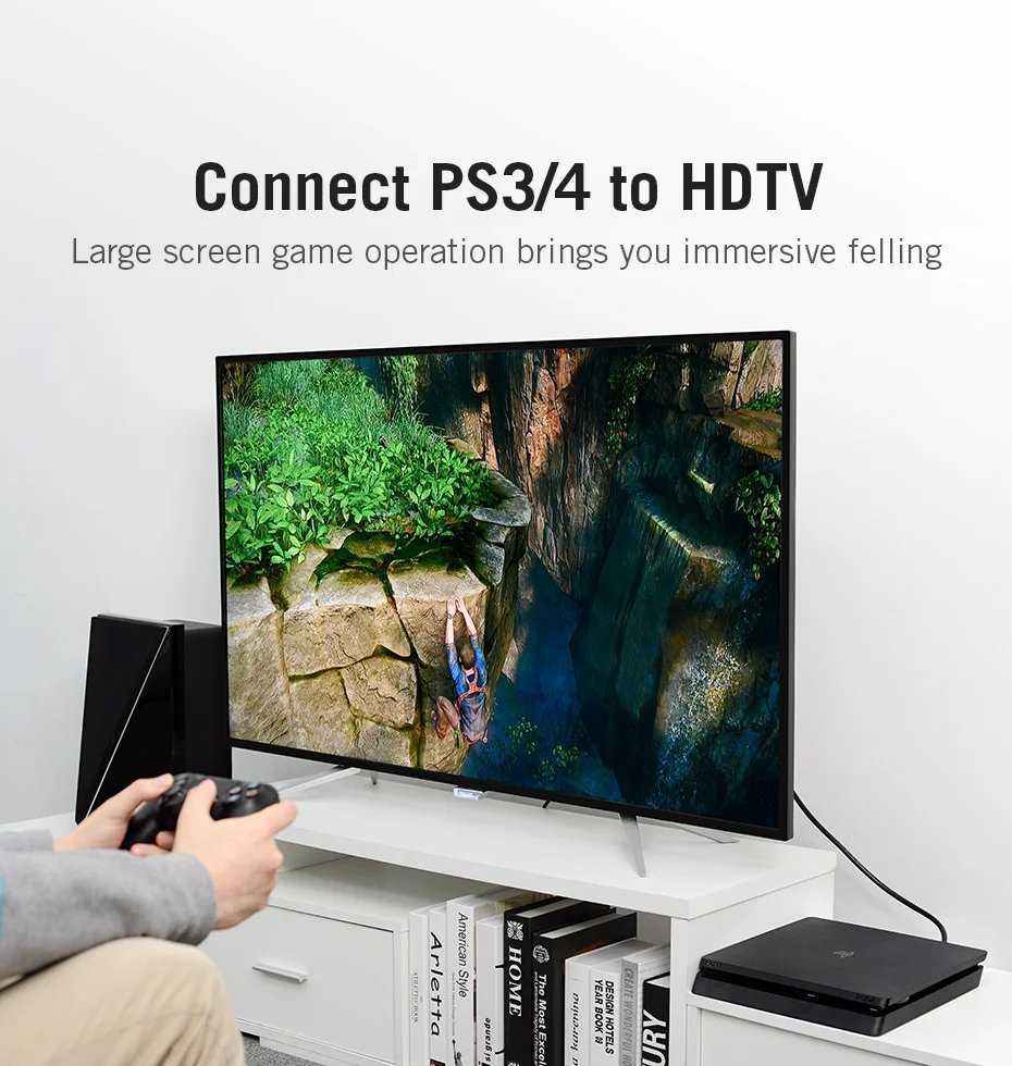 Vention HDMI 2,0 кабель HDMI к HDMI 2,0 HDR 4K@ 60 Гц для HDTV переключатель делителя ноутбука PS3 проектор компьютера 1 м 3 м 5 м 10 м кабель