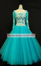 Ballroom Waltz Dance Dress Women’s Customization Stage Long Sleeve Tango Flamenco Modren Ballroom Competition Dresses