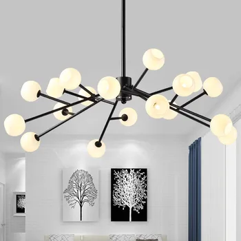 

Modern magic beans DNA Lustres pendant light industrial Modo Jason miller lamps Nordic Art Deco glass ball MOD hanging lighting