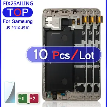 

Lcd For Samsung Galaxy J5 2016 J510 LCD Display Touch Screen J510FN J510F J510M J510H /DS Screen Adjust Brightness Frame Housing