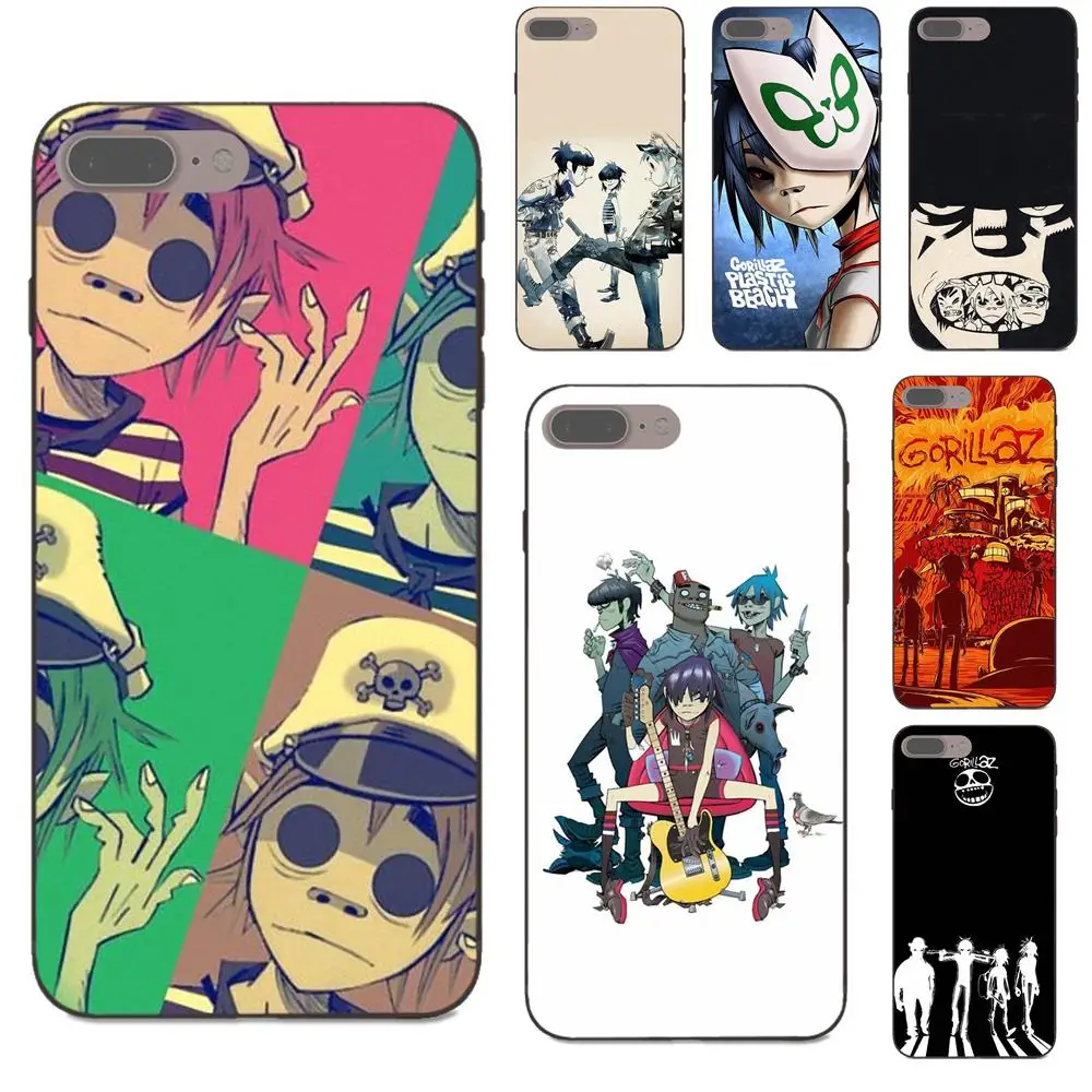 Мягкий ТПУ милый чехол Gorillaz Boat Illust Music для Xiaomi Mi Mix Max Note 2 2S 3 5X 6 6X 8 9 SE A1 A2 Lite Play Pro