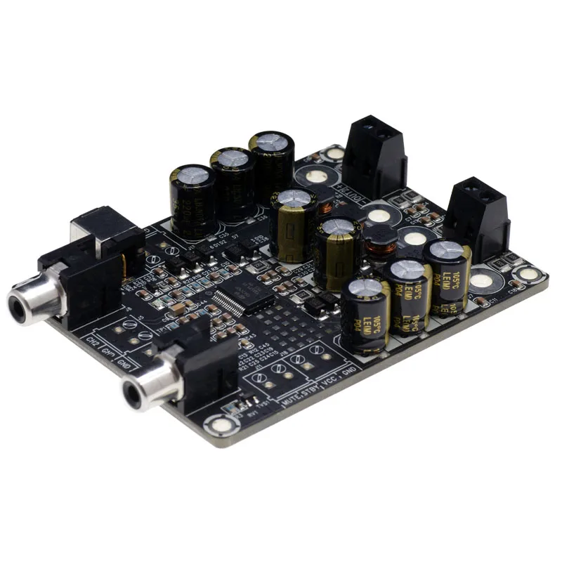 

2x25W Dual Channel D Type Low Power Digital Audio Amplifier Board