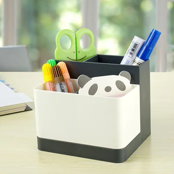 

High quality Removable segregated Desktop debris storage box makeup organizer Storage Box,Free shipping.