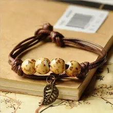 Free shipping wholesale Vintage bohemia leaves jewelry sexy manufacturers multi layers cat pendant bracelet bangle anklet