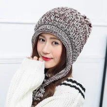 Новинка, модные женские теплые шерстяные зимние шапки, трикотажная меховая шапка для женщин с надписью Beanies Skullies& Beanies, 5 цветов, Gorros