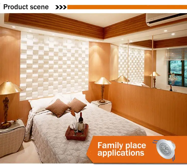 Downlights 9 w led downlight empotrable Base Tipo : Wedge
