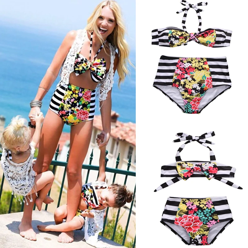 baby and mom matching swimsuits