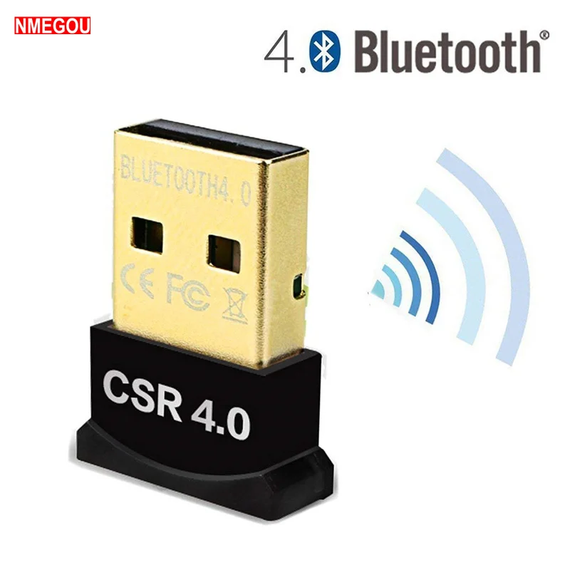 Мини USB беспроводной Bluetooth CSR 4,0 Двойной Режим адаптер ключ драйвер для Windows 10 8 7 Vista XP Linux PC V4.0 синий зуб адаптер