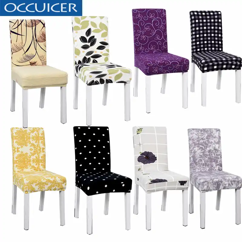 Universal Stretch Removable Chair Cover Dining Room Modern