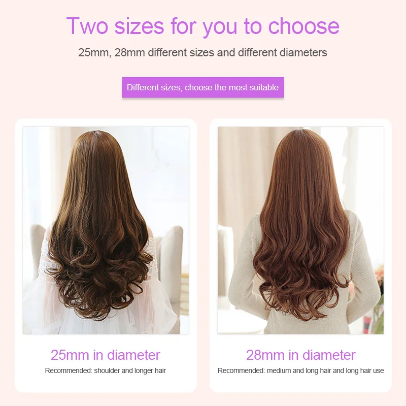 

Auto Rotary Electric Hair Curler Curling Iron Automatic Rotating Wave Styling YUF99