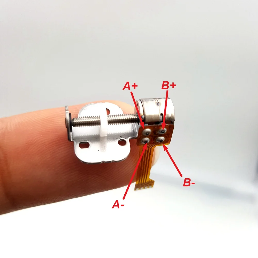 

1PCS DC 3V 5V 6mm Micro Stepper Motor 2-phase 4-wire Step Motor with Sliding table Sliding vane Screw rod