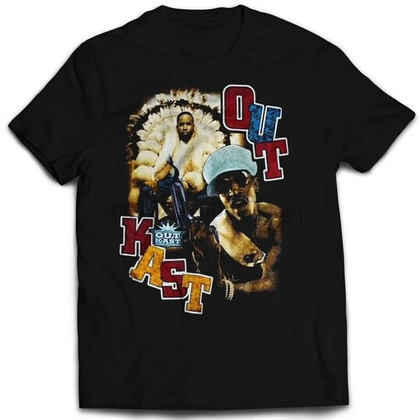 

Men T shirt VINTAGE STYLE OUTKAST RAP T-SHIRT Women tshirt