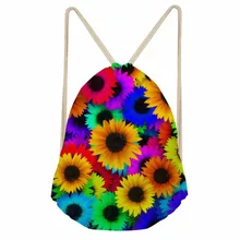 Noisydesigns разноцветный милый рюкзак с 3D тропическим принтом для женщин и девочек, Новая повседневная сумка на шнурке