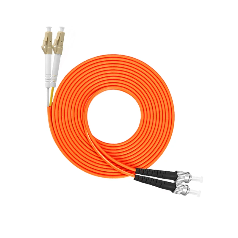 

3m (10ft) LC UPC to ST UPC Duplex OM2 Multimode PVC (OFNR) 2.0mm Fiber Optic Patch Cable