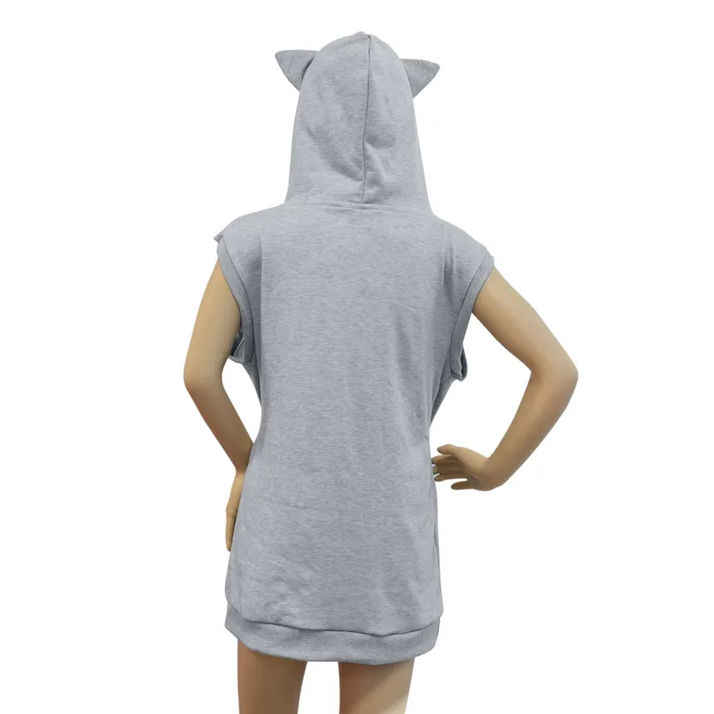 Mewgaroo Nyangaroo Cat Dog Pet hoodies Casual Unisex Kangaroo Vest Hoodie Japanese Kangaroo Grey Dark blue Cat Summer sweatshirt (17)